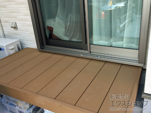 東京都調布市ののウッドデッキ リウッドデッキ 200 施工例