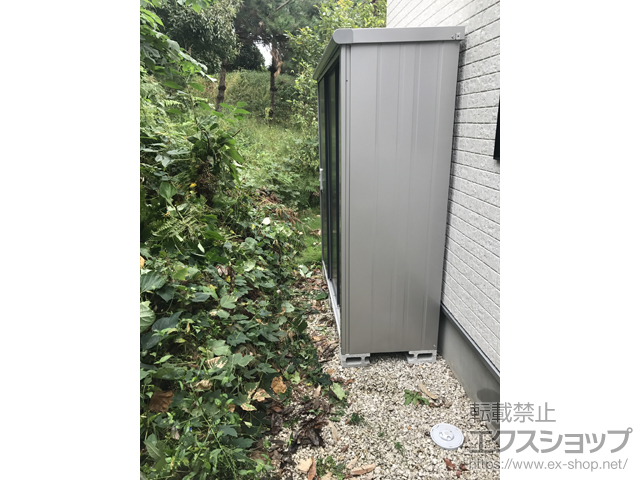 愛知県名古屋市のの物置・屋外倉庫 エスモ 一般型 1797×650×1959 ESE-1806A-SM 施工例