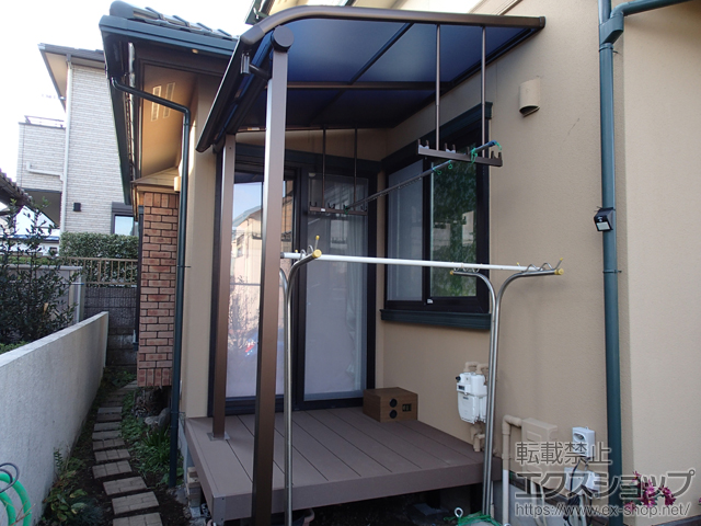 千葉県佐倉市ののウッドデッキ マージウッドデッキ 施工例