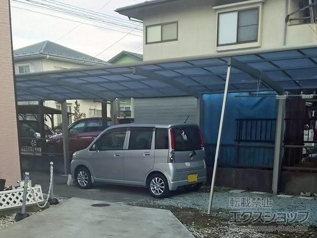 宮城県富谷市ののカーポート レイナポートグラン 縦3連棟　積雪〜20cm対応 施工例
