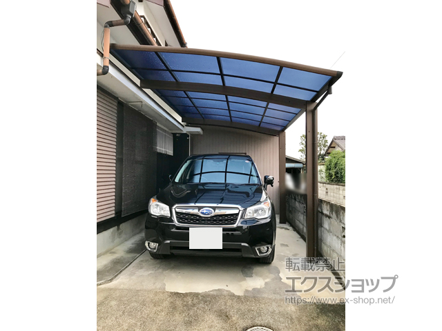 愛媛県新居浜市ののカーポート プレシオスポート 積雪〜20cm対応 施工例