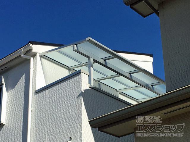 愛知県名古屋市ののバルコニー・ベランダ屋根 スピーネ F型 屋根タイプ 単体 積雪〜20cm対応 施工例
