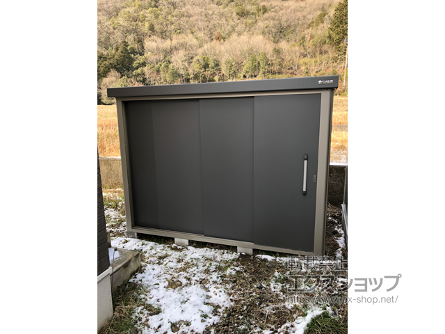 兵庫県西脇市のの物置・屋外倉庫 エスケーエイト SK8-130 一般型 2600×1600×1940 SK8-130-GK 施工例