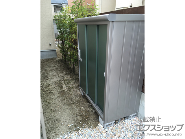 愛知県稲沢市のの物置・屋外倉庫 エスモ 一般型 1200×650×1501 ESE-1206E-EG 施工例