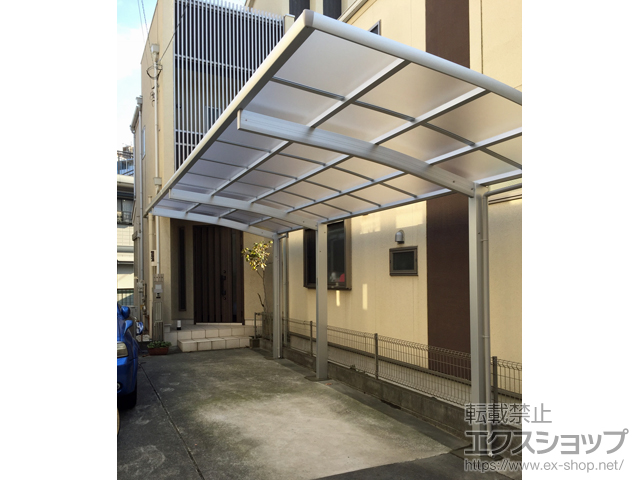 東京都江戸川区ののカーポート レイナポートグラン 延長　積雪〜20cm対応 施工例