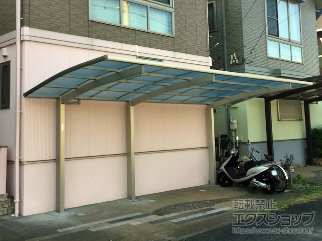 千葉県千葉市ののカーポート レイナポートグラン 延長　積雪〜20cm対応 施工例