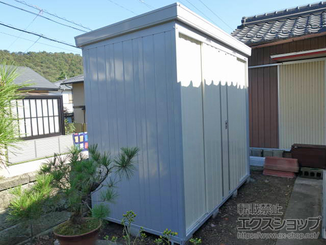 岐阜県各務原市のの物置・屋外倉庫 ネクスタ 一般型 2630×1370×2375 NXN-36H-FW 施工例