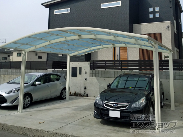 栃木県小山市ののカーポート レイナツインポートグラン　積雪〜20cm対応 施工例