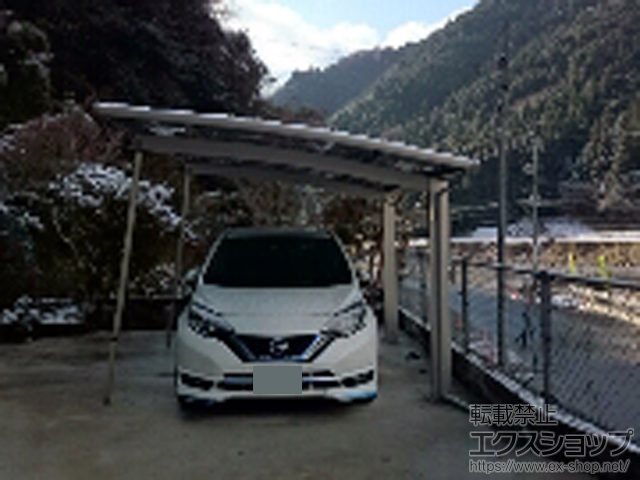 大分県日田市ののカーポート プレシオスポート 積雪〜20cm対応 施工例