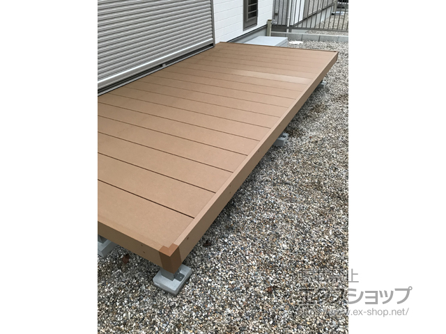 愛知県清須市ののウッドデッキ リウッドデッキ 200 施工例