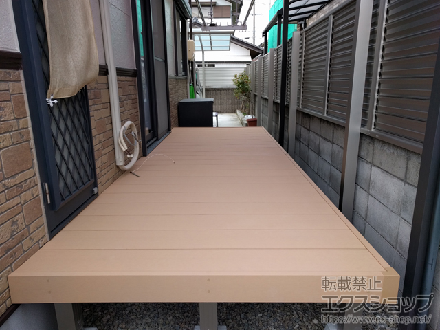 徳島県阿南市ののウッドデッキ リウッドデッキ 200 施工例