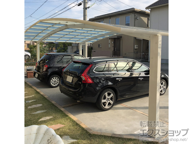 山口県周南市ののカーポート レイナトリプルポートグラン　積雪〜20cm対応 施工例