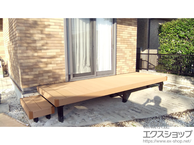 愛知県春日井市ののウッドデッキ リウッドデッキ 200 施工例