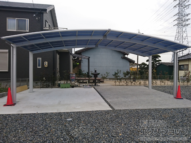 愛知県稲沢市ののカーポート レイナトリプルポートグラン　積雪〜20cm対応 施工例