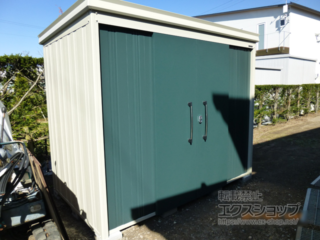 長野県北佐久郡御代田町のの物置・屋外倉庫 ガーデンハウス DM-Z2515-G 豪雪地型 2523×1523×2120 DM-Z2515-G-MG 施工例