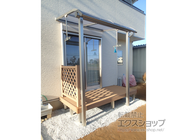 埼玉県狭山市ののウッドデッキ マージウッドデッキ 施工例