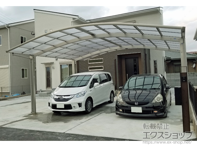 福岡県飯塚市ののカーポート レイナツインポートグラン　積雪〜20cm対応 施工例