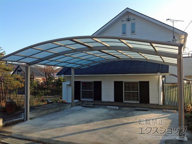 兵庫県加東市ののカーポート レイナツインポートグラン　積雪〜20cm対応 施工例