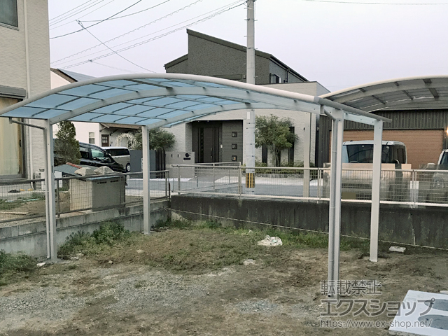 熊本県宇城市ののカーポート レイナツインポートグラン　積雪〜20cm対応 施工例