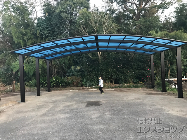 千葉県山武市ののカーポート レイナトリプルポートグラン　積雪〜20cm対応 施工例