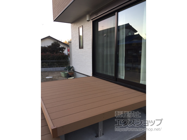 埼玉県羽生市ののウッドデッキ マージウッドデッキ 施工例