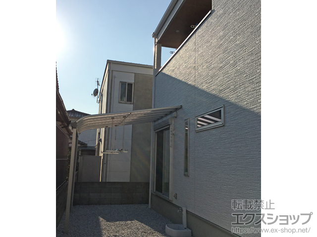 福岡県北九州市ののテラス屋根 ヴェクターテラス R型 テラスタイプ 単体 積雪〜20cm対応 施工例