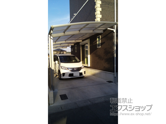 愛知県知立市ののカーポート レイナポートグラン 縦連棟　積雪〜20cm対応 施工例