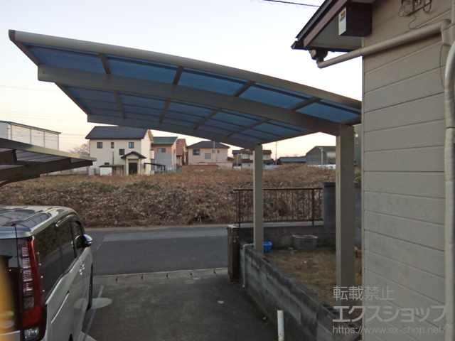 岐阜県各務原市ののカーポート レイナポートグラン　積雪〜20cm対応 施工例