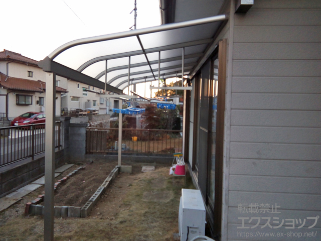 岐阜県各務原市ののテラス屋根 ヴェクターテラス R型 テラスタイプ 単体 積雪〜20cm対応 施工例