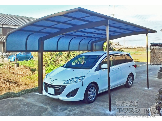 兵庫県加古郡稲美町ののカーポート レイナキャップポートグラン　積雪〜20cm対応 施工例