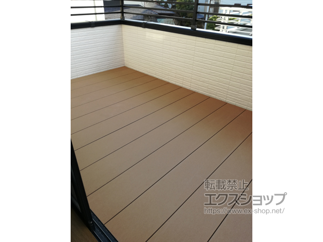 神奈川県逗子市ののウッドデッキ バルコニー用リウッドデッキ 200 施工例