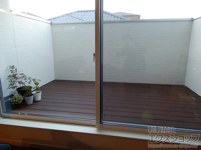 埼玉県さいたま市ののウッドデッキ 彩木　ルーフデッキ 施工例