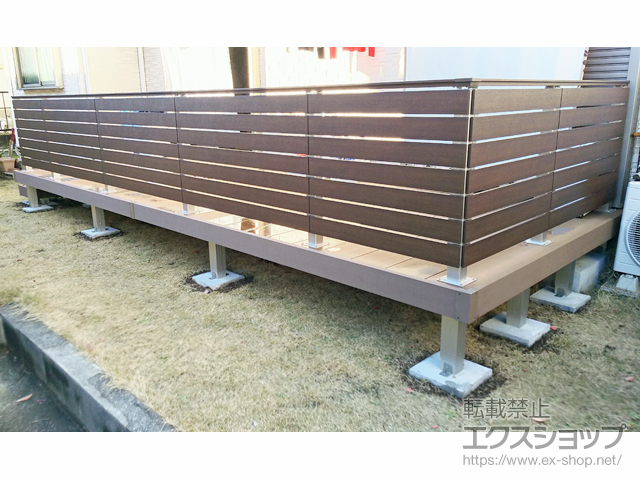 神奈川県横浜市ののウッドデッキ リウッドデッキ 200 施工例