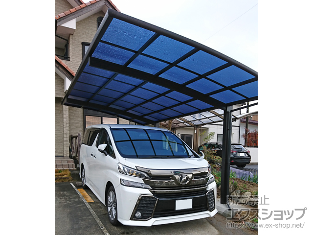 福島県いわき市ののカーポート レイナポートグラン　積雪〜20cm対応 施工例