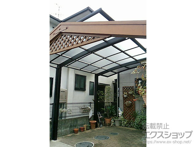 愛媛県松山市ののカーポート レイナポートグラン　積雪〜20cm対応 施工例