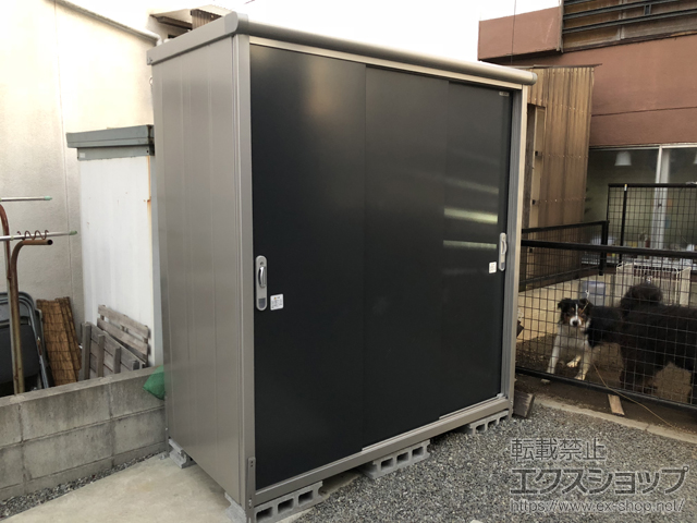 熊本県熊本市のの物置・屋外倉庫 エスモ 一般型 1797×900×1959 ESE-1809A-SM 施工例