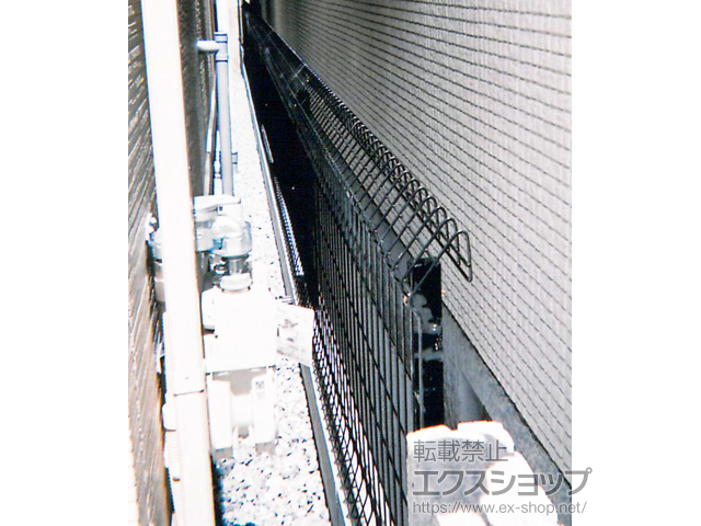 大阪府大阪市ののフェンス・柵 メッシュフェンス G10-R 自由柱 施工例