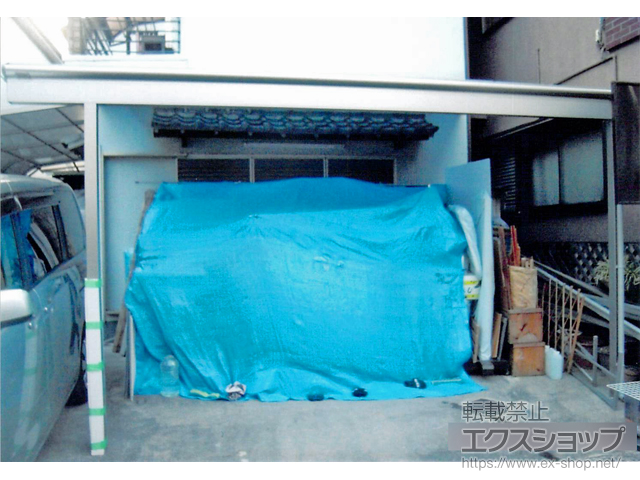 大阪府東大阪市ののテラス屋根 ヴェクターテラス F型 テラスタイプ 単体 積雪〜20cm対応 施工例