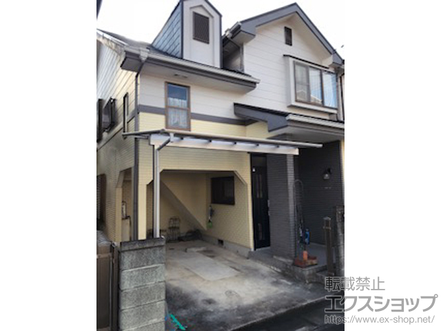 埼玉県行田市ののテラス屋根 ヴェクターテラス F型 テラスタイプ 単体 積雪〜20cm対応 施工例