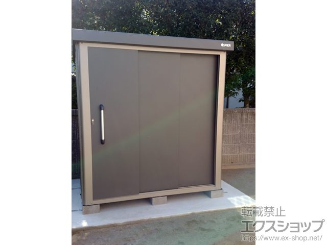 大分県中津市のの物置・屋外倉庫 エスケーエイト SK8-70 一般型 1800×1200×1940 SK8-70-GK 施工例