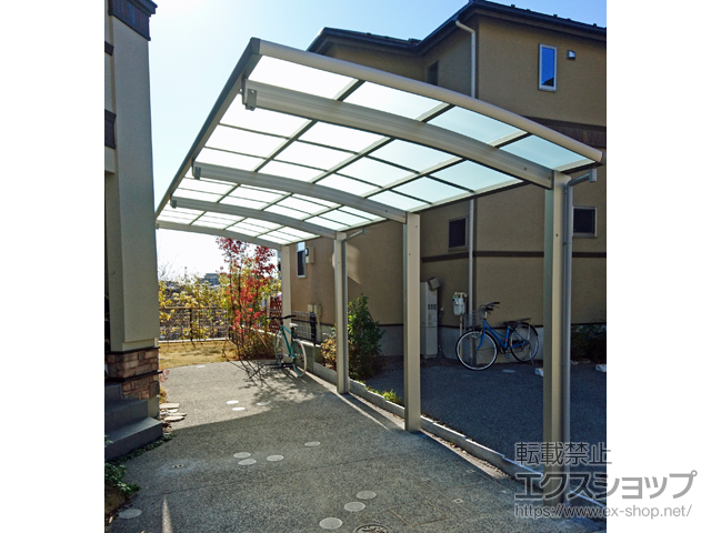 東京都稲城市ののカーポート レイナポートグラン 縦連棟　積雪〜20cm対応 施工例