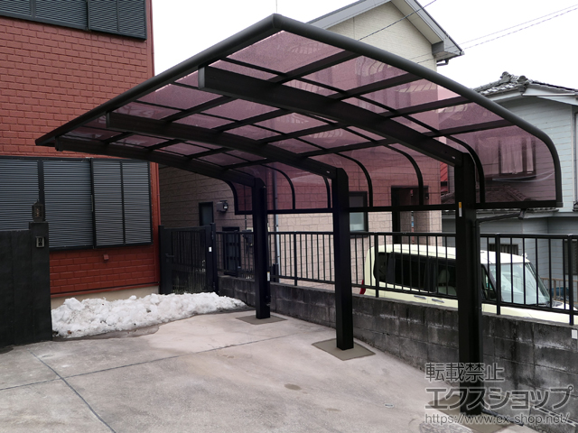 東京都青梅市ののカーポート レイナキャップポートグラン50　積雪〜50cm対応 施工例