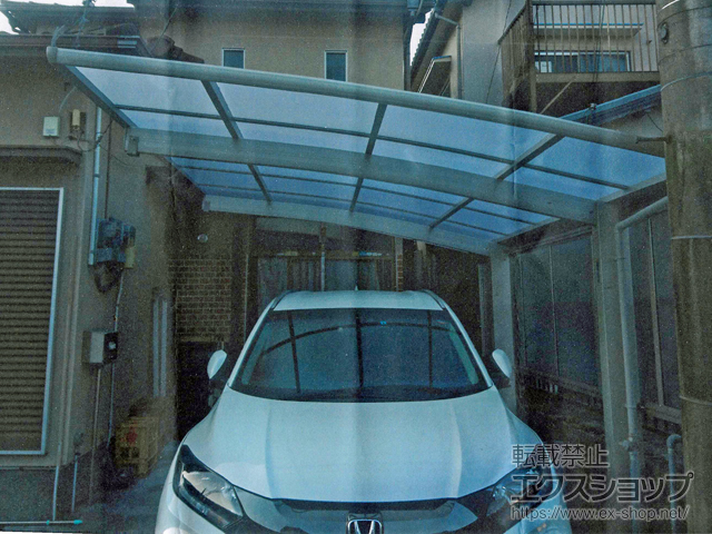 兵庫県姫路市ののカーポート プレシオスポート 積雪〜20cm対応 施工例