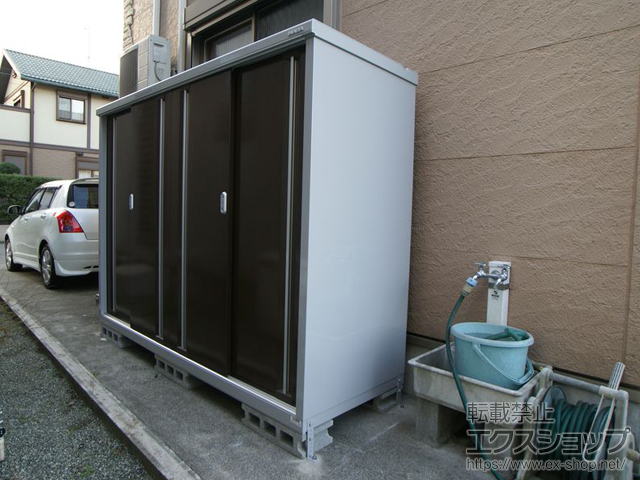 神奈川県秦野市のの物置・屋外倉庫 シンプリー 一般型 2160×755×1603 MJX-217D-TB 施工例