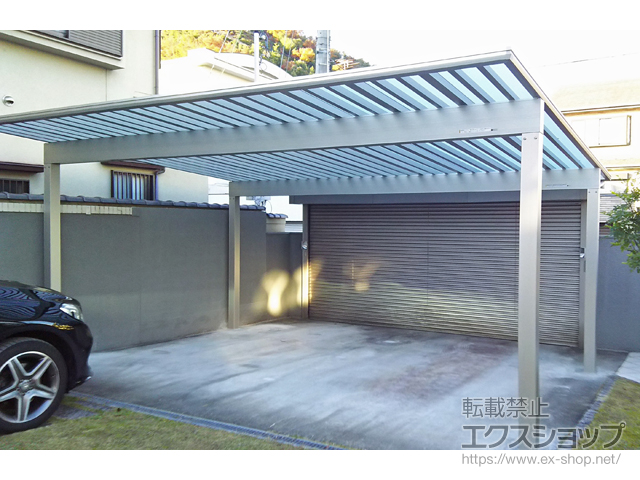 京都府京都市ののカーポート エフルージュ ツイン50 積雪〜50cm対応 施工例