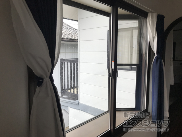 長野県駒ヶ根市のの玄関ドア、二重窓（内窓） インプラス ダストバリア仕様 引違い窓 2枚建 施工例