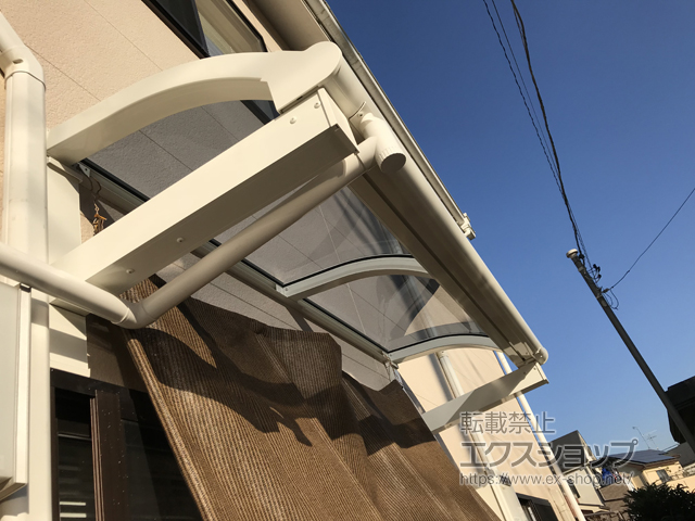 東京都国分寺市ののテラス屋根 ヴェクターテラス R型 ルーフタイプ 単体 積雪〜20cm対応 施工例