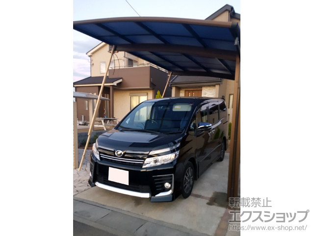 埼玉県越谷市ののカーポート プレシオスポート 積雪〜20cm対応 施工例