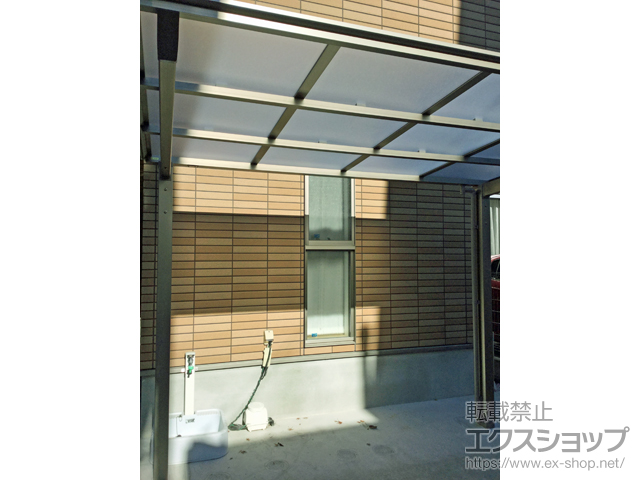 高知県高知市ののサイクルポート・駐輪場 ネスカFミニ (フラットスタイル) 積雪〜20cm対応 施工例