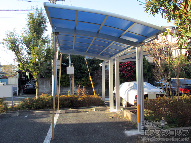 埼玉県越谷市ののカーポート レイナポートグラン　積雪〜20cm対応 施工例